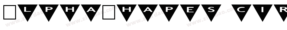 AlphaShapes circles字体转换